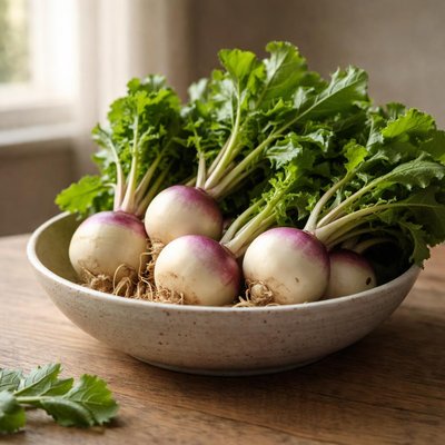 Hawai turnips with greens
