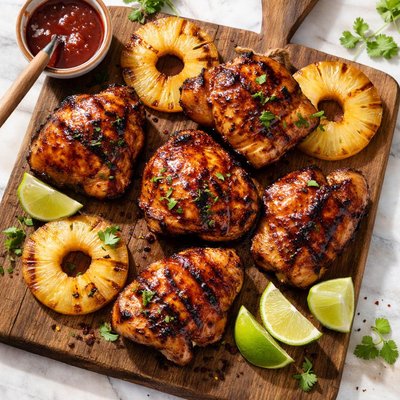 Hawaiian barbecue chicken