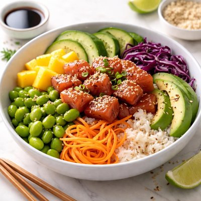 Hawaiian poke bowl