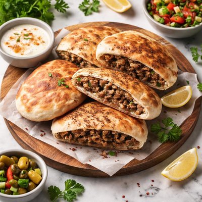 Hawawshi with minced meat