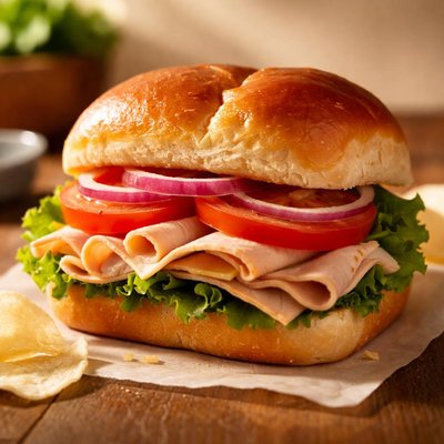 Hawian roll turkey sanwhicu