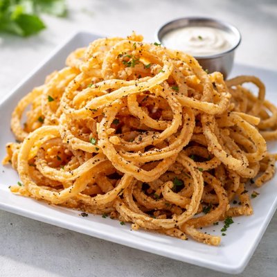 Haystack onion rings