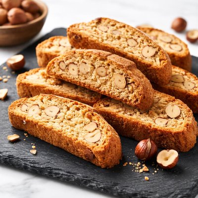 Hazelnut biscotti