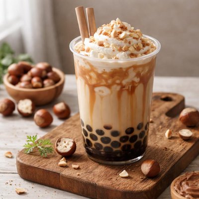 Hazelnut boba