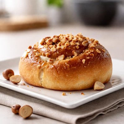Hazelnut bun