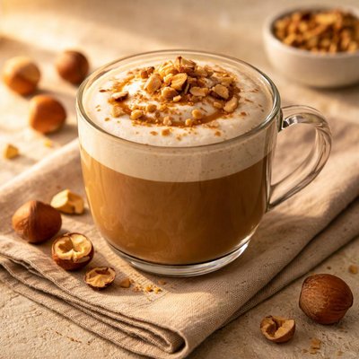 Hazelnut cappuccino