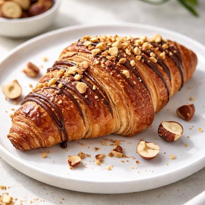 Hazelnut croissant