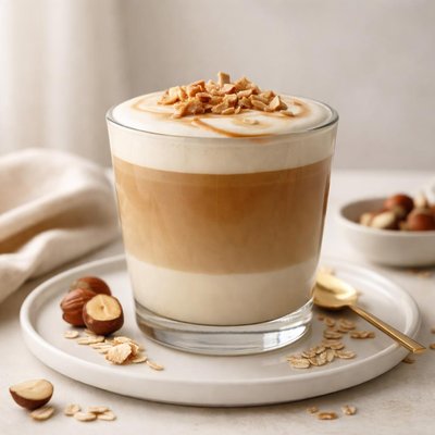 Hazelnut latte oat milk
