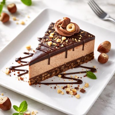 Hazelnut mousse cake