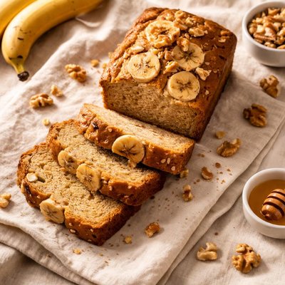 Healthy banana bread