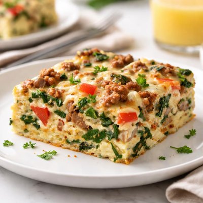 Healthy breakfast casserole
