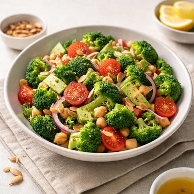 Healthy bricoli salad