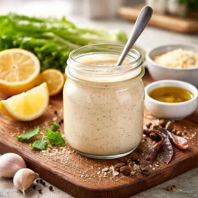 Healthy caesar dressing