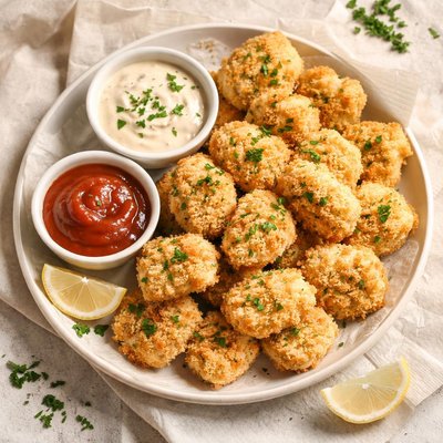 Healthy chicken nugget