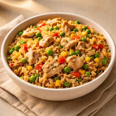 Healthy choice chicken fried rice