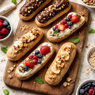 Healthy eclairs