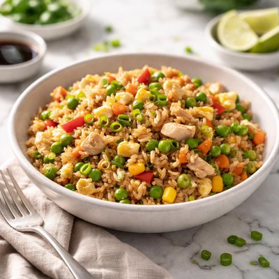 Healthy fried rice