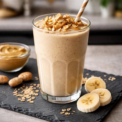 Healthy peanut butter shake