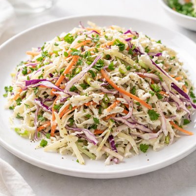 Healthy yogurt coleslaw