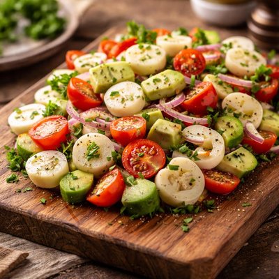Hearts of palm salad