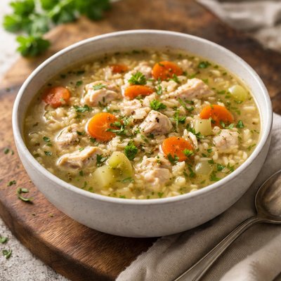 Heb chicken and rice soup sodium
