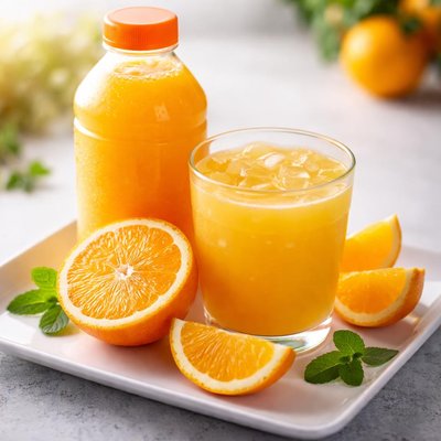 Heb fresh orange juice