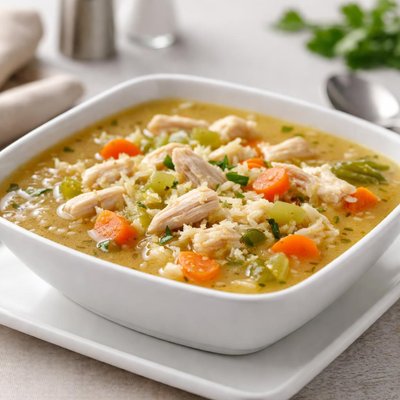 Heb meal simple chicken and rice soup