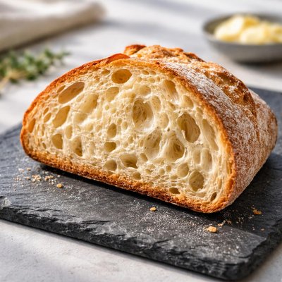 Heb sour dough bread slice