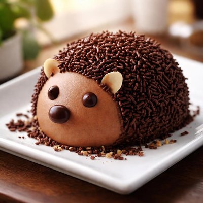 Hedgehog cake