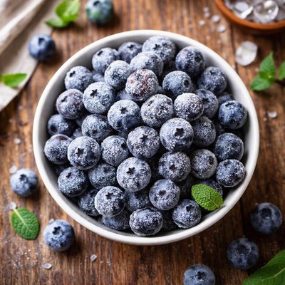 Heidelbeere gefroren