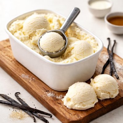 Helado vanilla