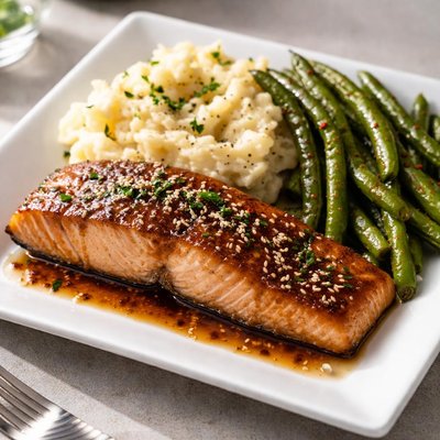 Hello fresh brown sugar glazed salmon