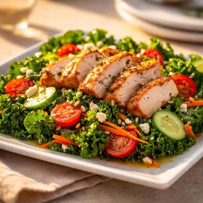 Hello fresh chicken kale salad