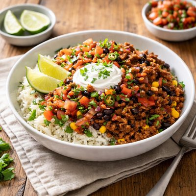 Hello fresh chili beef burrito bowl