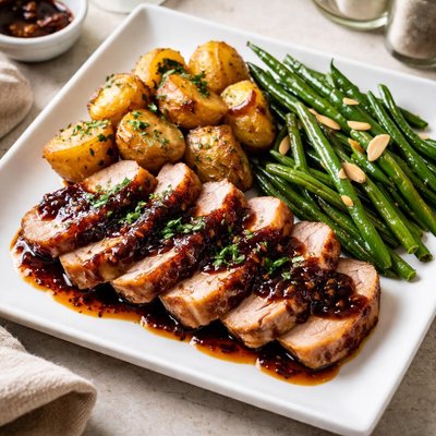 Hello fresh figgy balsamic pork