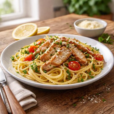 Hello fresh lemony chicken spaghetti