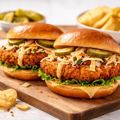Hello fresh smoky mustard chicken crunch sandos