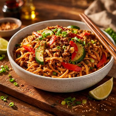 Hello fresh szechuan pork noodles stir fry
