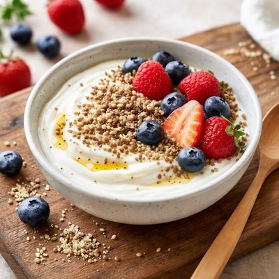 Hemp seed greek yogurt