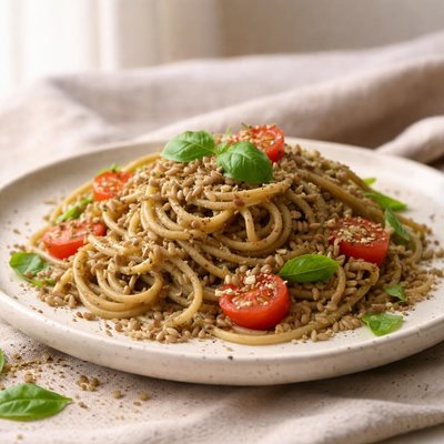 Hemp seed pasta