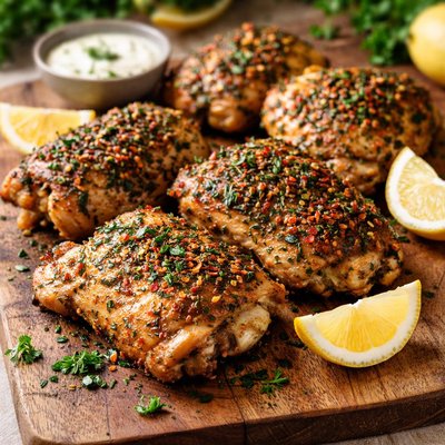 Herb airfried chicken