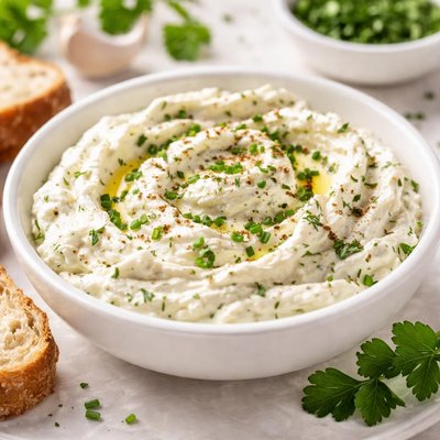 Herb and garlic cream cheese
