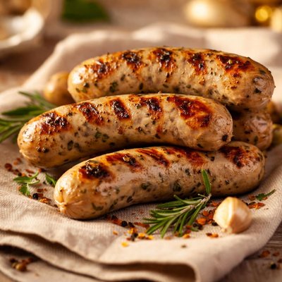 Herb chicken sausage