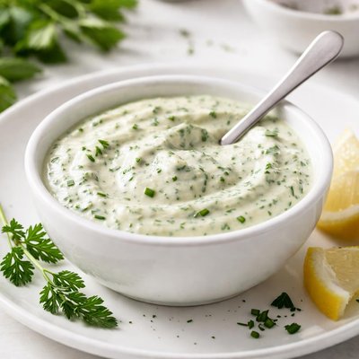 Herb cream sauce