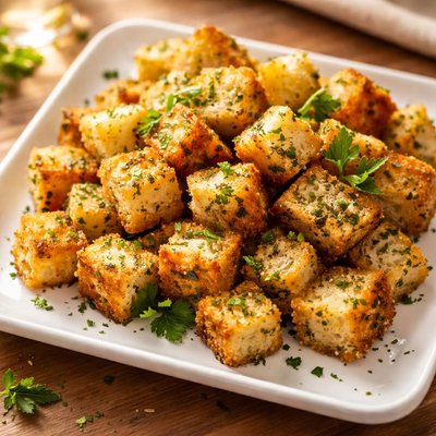 Herb croutons