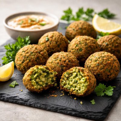 Herb falafel