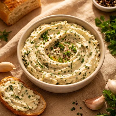 Herb garlic cream cheese