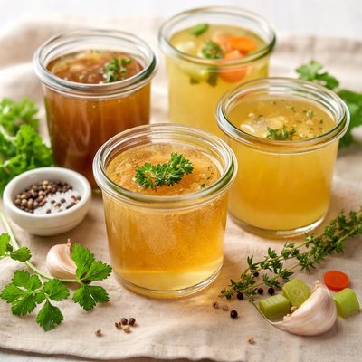 Herb ox broth