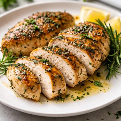 Herb roasted chicken breast