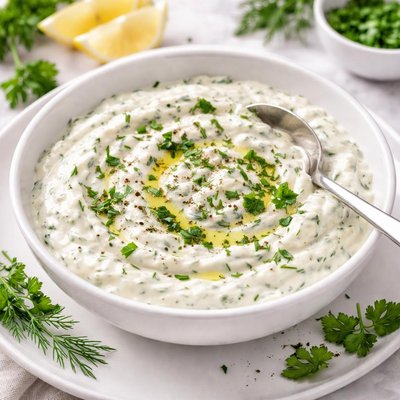 Herb yogurt sauce